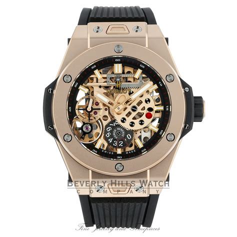 hublot meca-10 rose gold